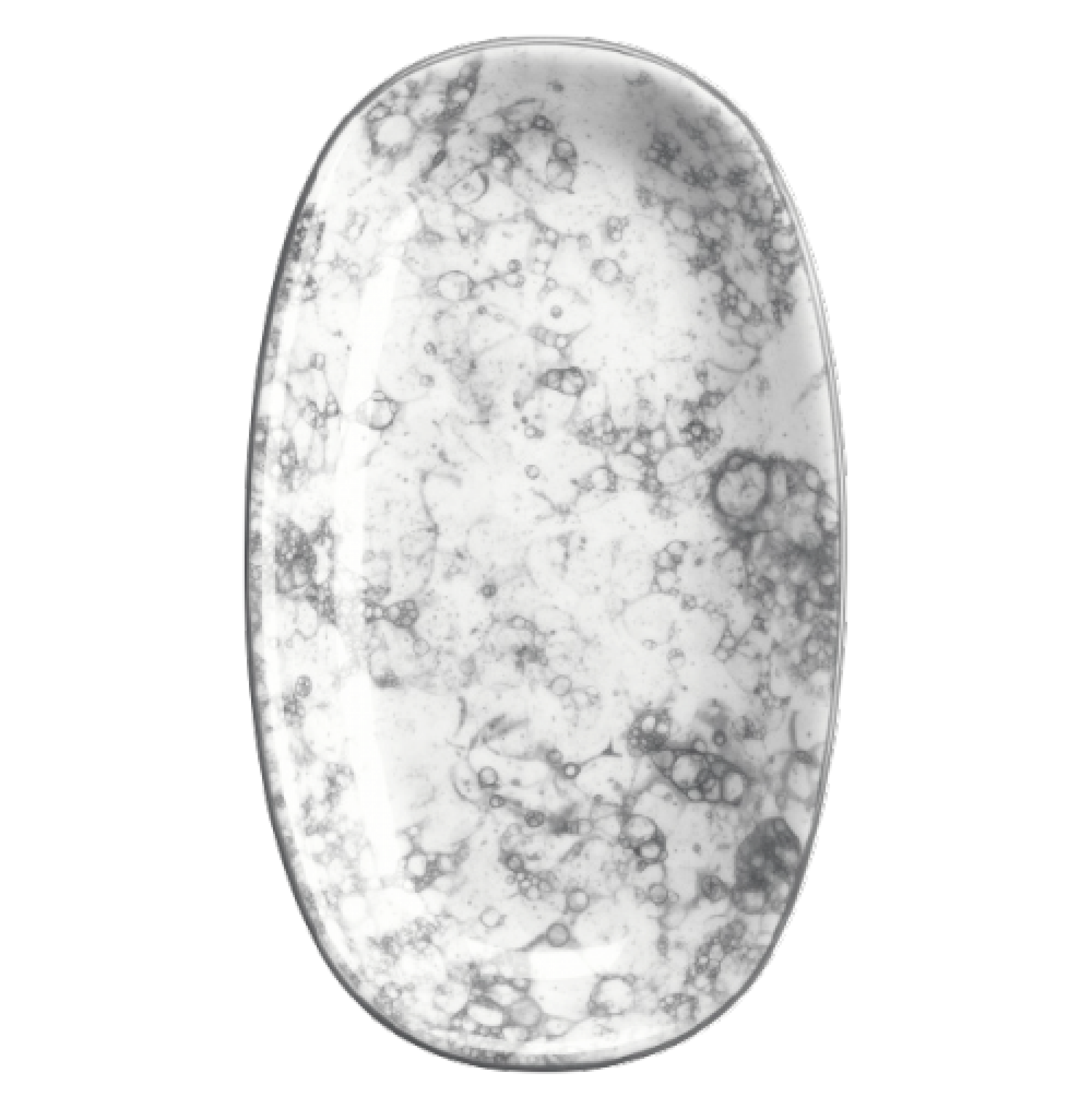 Rocks Black Gourmet Oval Kayık 15×8.5 cm